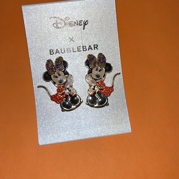 2 Pairs Disney Baublebar Minnie Mouse Earrings - Picture 6 of 7